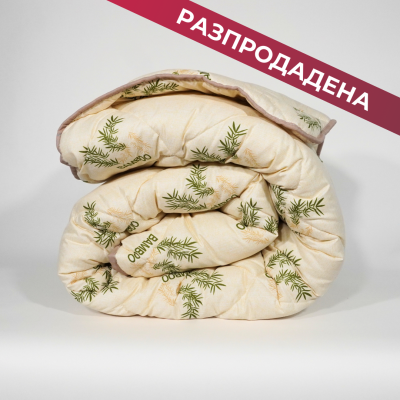 Вълнена олекотена завивка Мерино Бамбу Комфорт 200/210 см