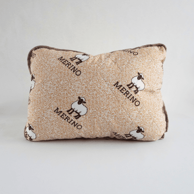 Възглавница Мерино 50/70 см,с пълнеж от вълна , за всички позиции на сън