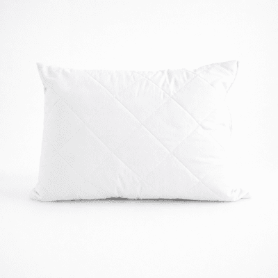 Памучна възглавница "Мерино Лайт Бяла" с пълнеж от вълна 50/70 см 