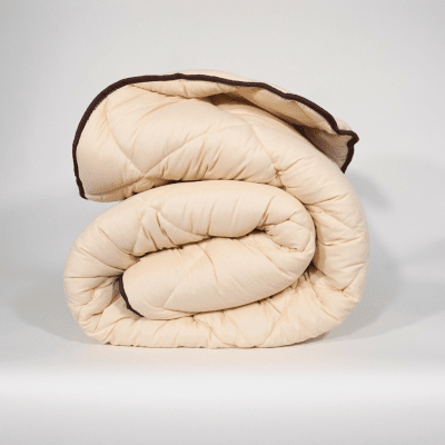 Вълнена олекотена завивка Мерино Натурал  150/210 см