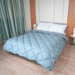 Памучна лятна олекотена завивка "Париж Аква"  двойна 200/210 см