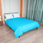 Плик за олекотена завивка, Ранфорс 100% памук, Тюркоаз, 150/210 см