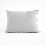 Памучна възглавница "Мерино Лайт Сива" с пълнеж от вълна 50/70 см 