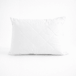 Памучна възглавница "Мерино Лайт Бяла" с пълнеж от вълна 50/70 см 