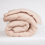 Памучна зимна олекотена завивка "Париж Екрю"  двойна 200/210 см