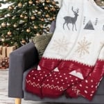 Меко коледно одеяло с еленчета 🎄